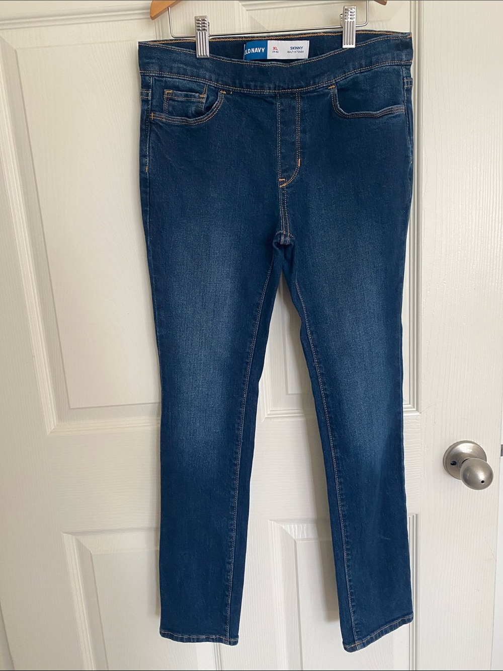 Old Navy Dark Wash Slim Jeggings - Deep Blue